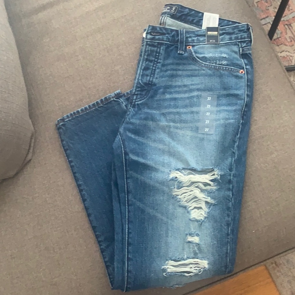 A&F jeans.